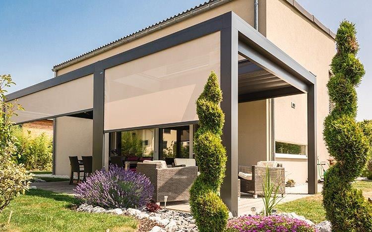 Pergola Markisen von Sontec – Beispiel 1